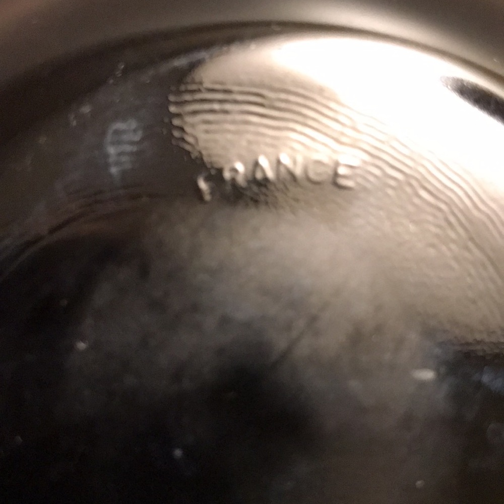 Made In France Stamped Demitasse Espresso Cup and Saucer - Picture 10 of 13